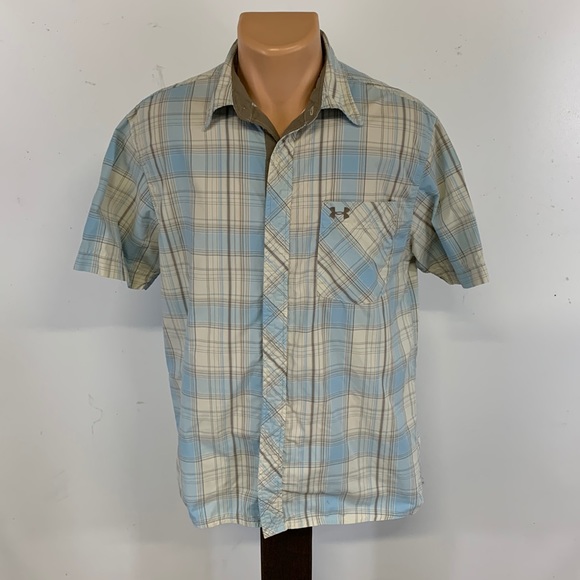 Under Armour Other - Under Armour short sleeve snap front shirt.  M